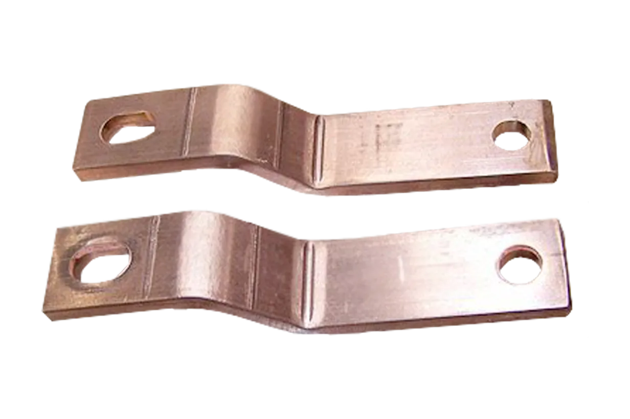 Formed metal buss bar for power distribution.