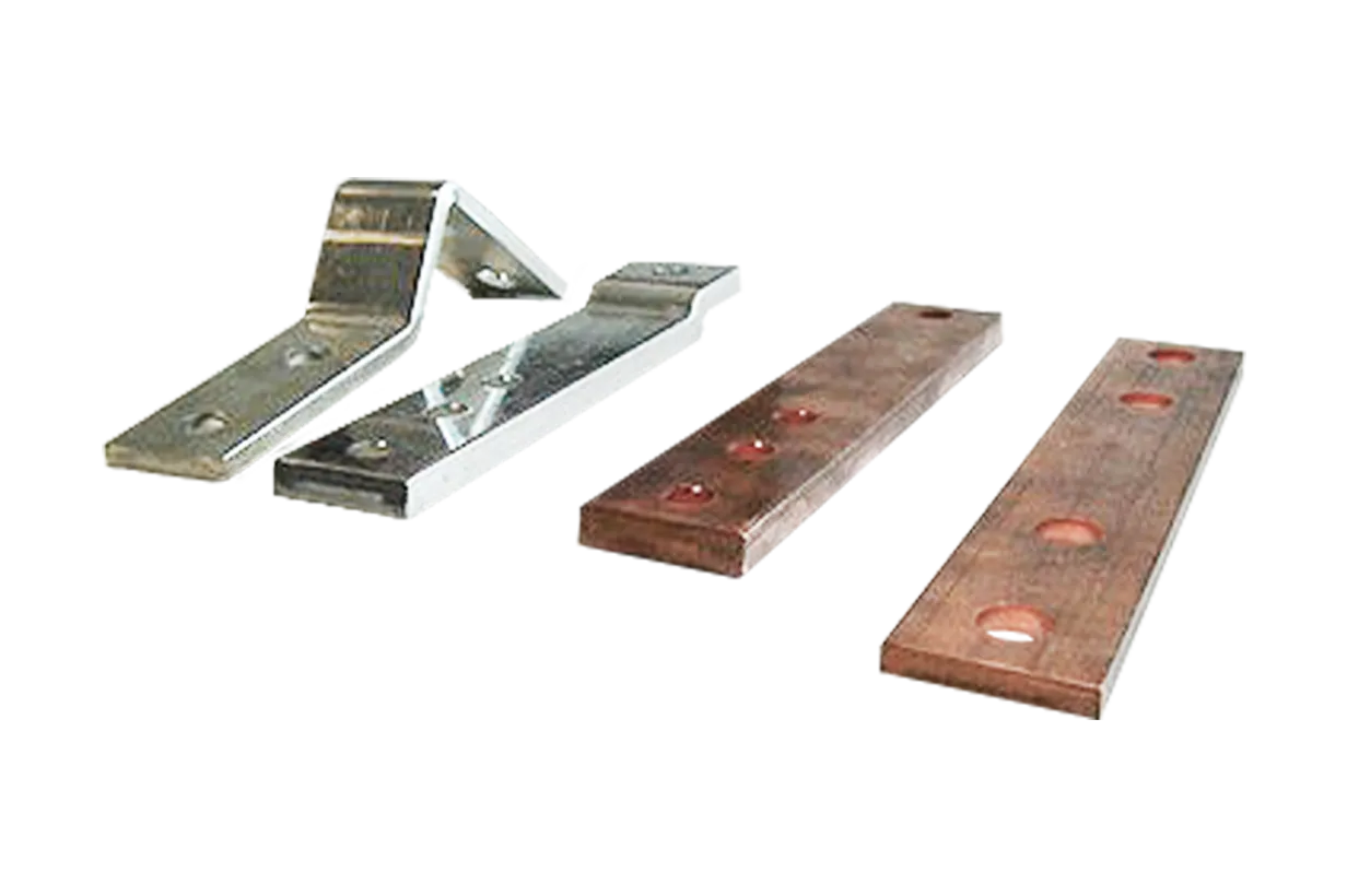 Copper buss bar produced for an OEM customer.