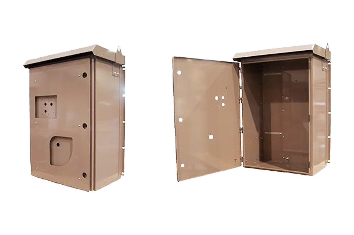 Sheet metal enclosure cabinet built at SPM.