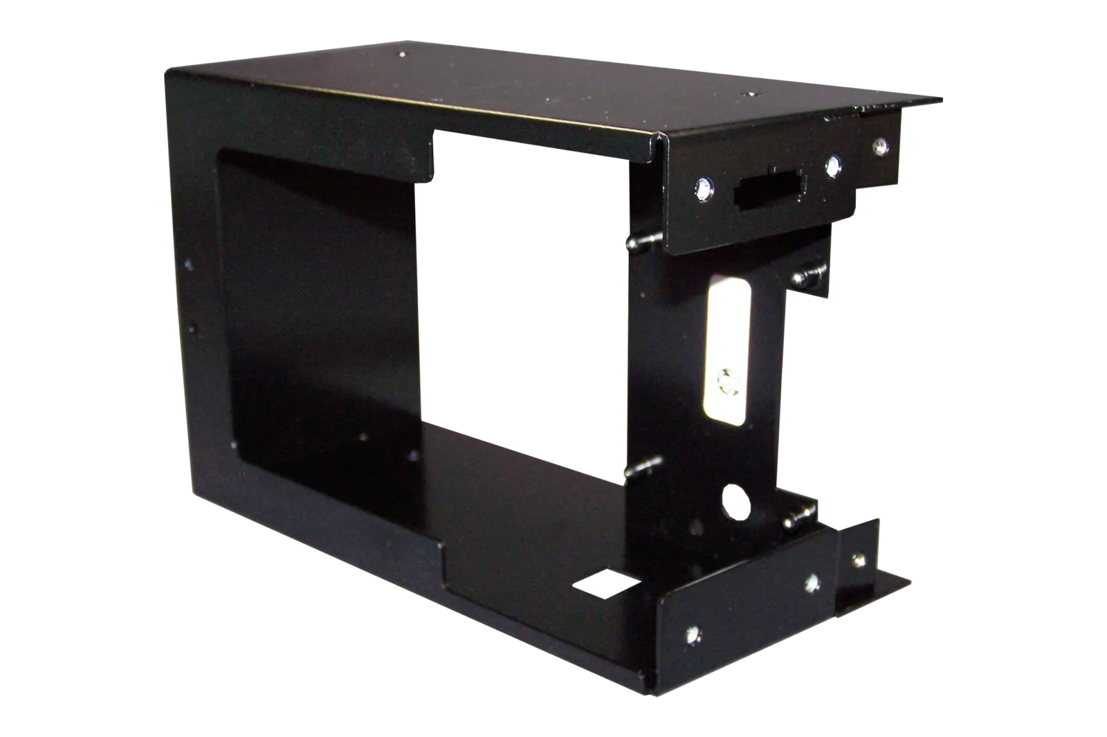 Powder-coated parts on the SPM finishing line.