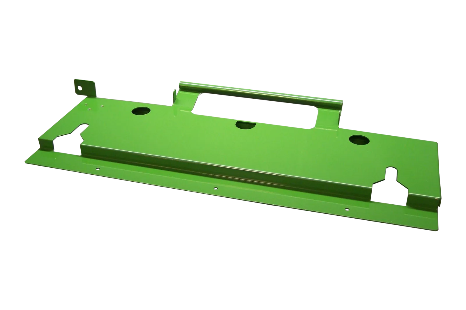 Finished powder-coated components built by SPM.