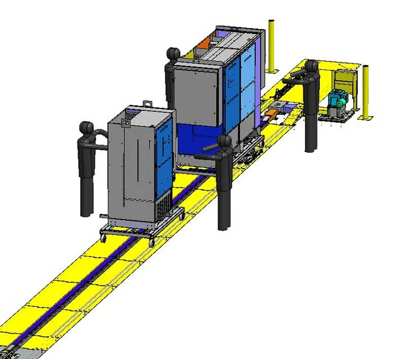 Assembly line product developed with SPM design support.