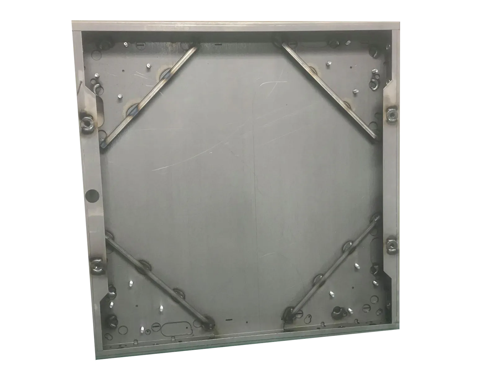 Welded fabrication produced on the SPM floor.
