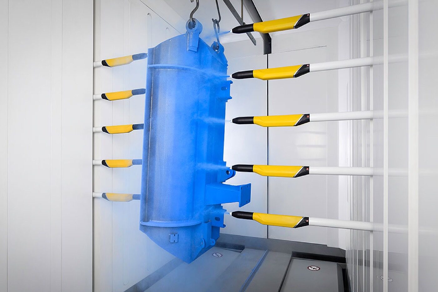 SPM 1,500-foot automated powder coating conveyer line