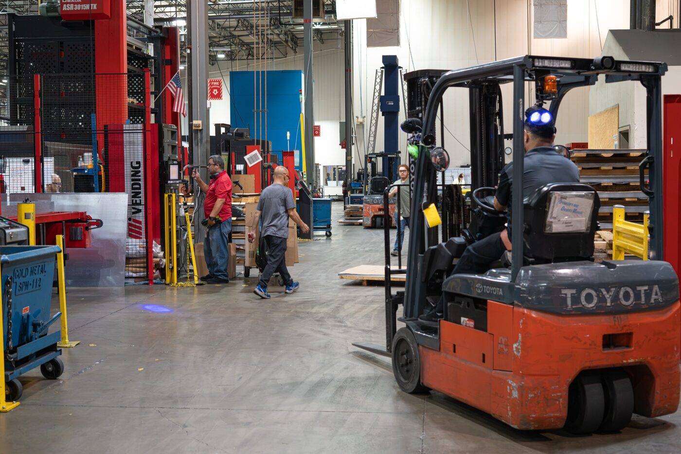 SPM team members at work on the Rockwall shop floor